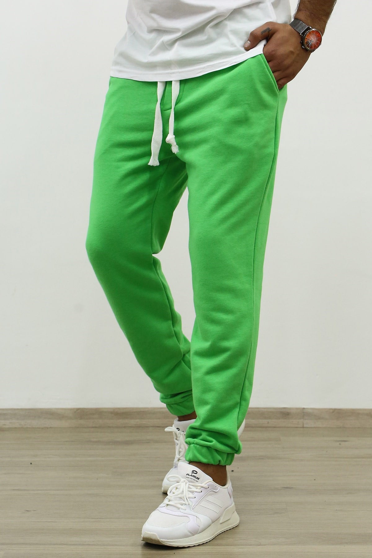 Madmext Basic Yeşil Erkek Eşofman 4829