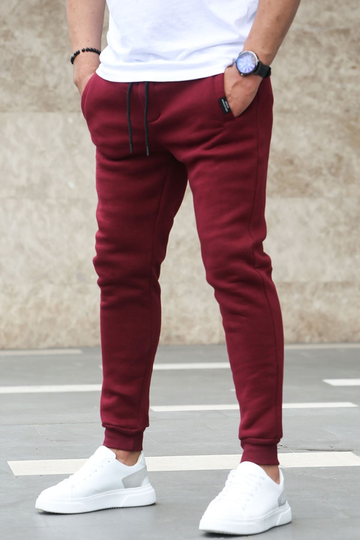Madmext Bordo Basic Eşofman 4210