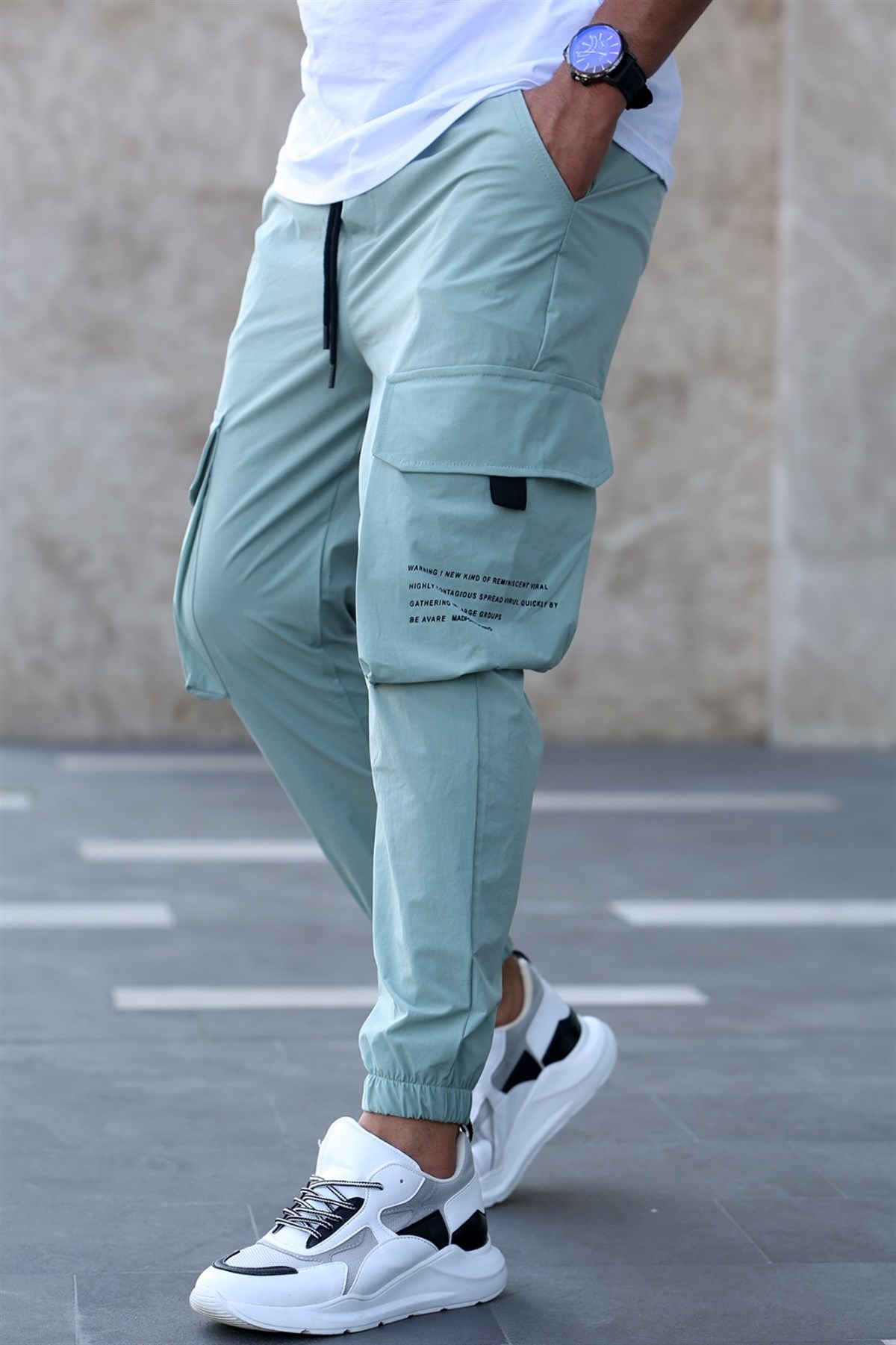 Madmext Erkek Jogger  Yeşil Pantolon 5417
