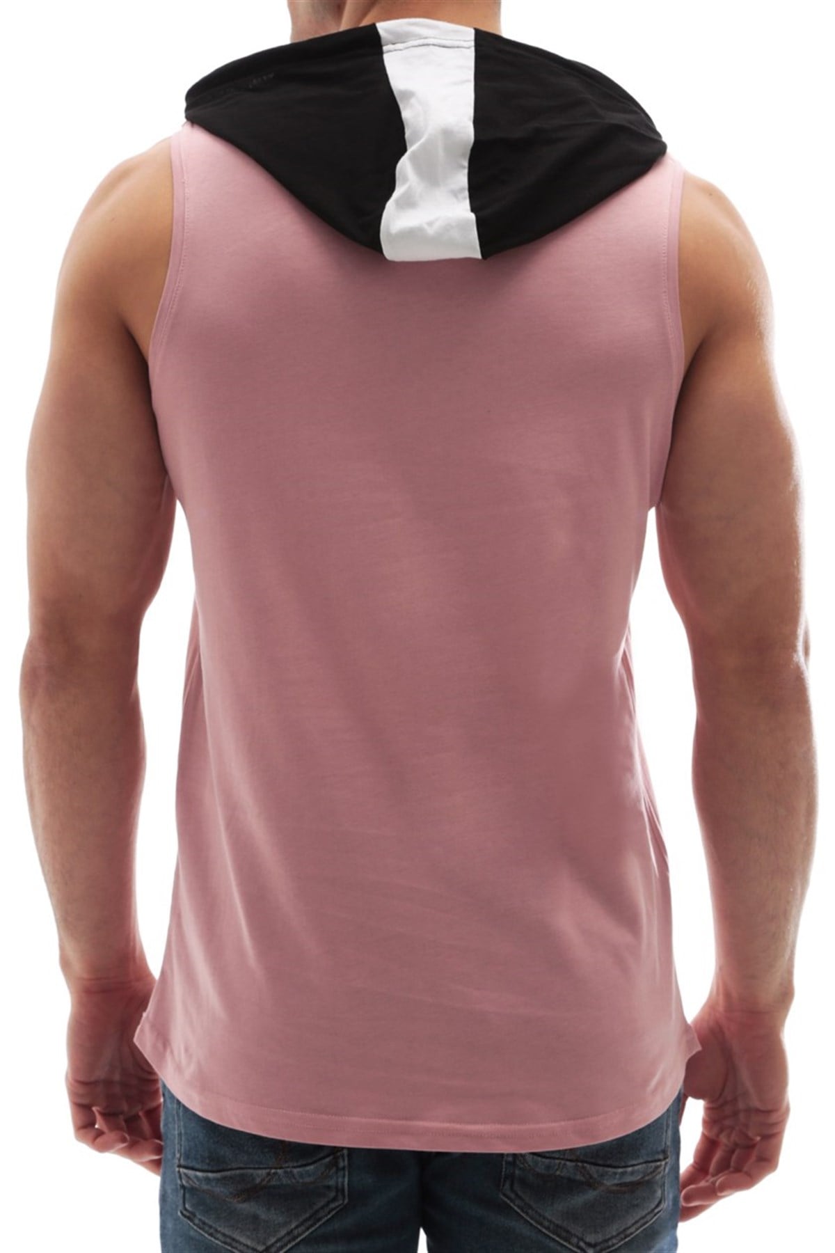 Sleeveless T-Shirt In Hooded Pink 2882