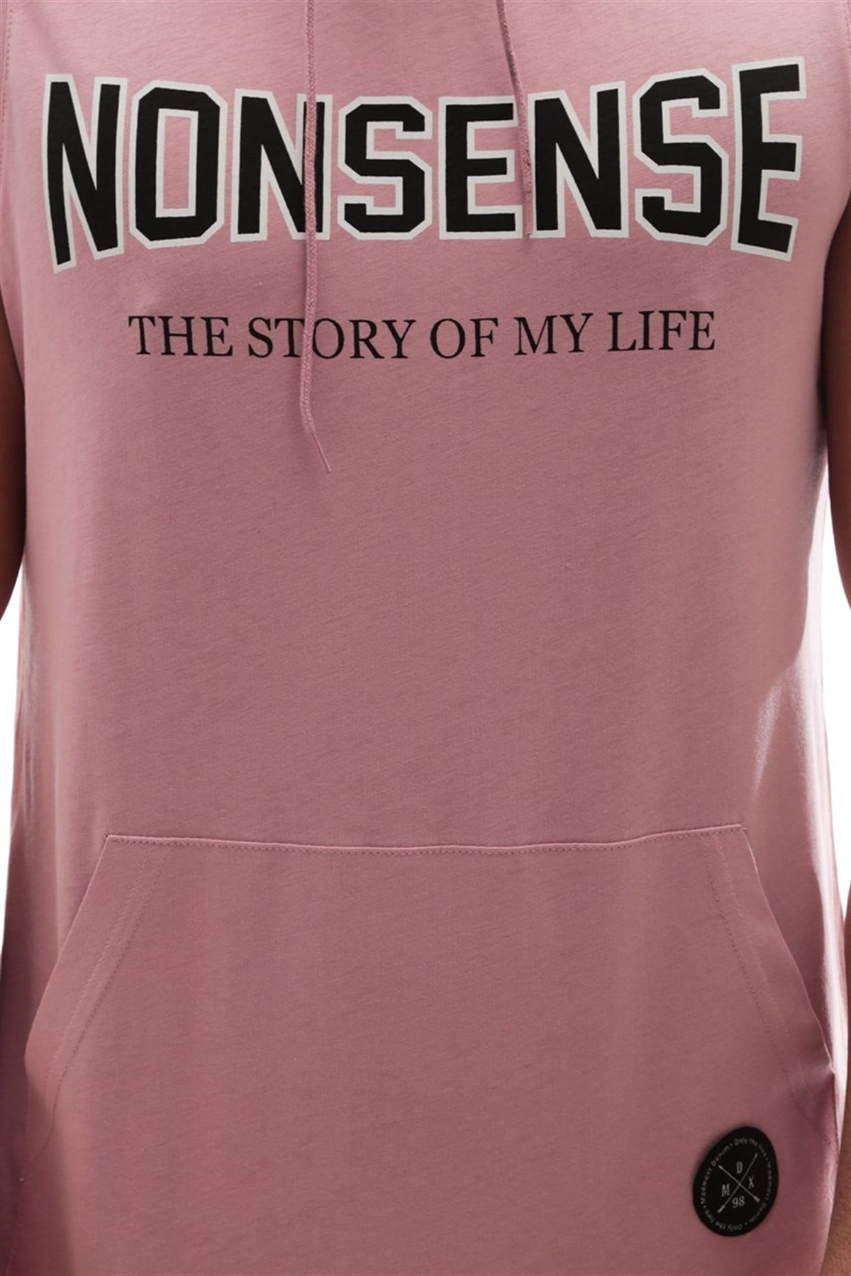 Sleeveless T-Shirt In Hooded Pink 2882