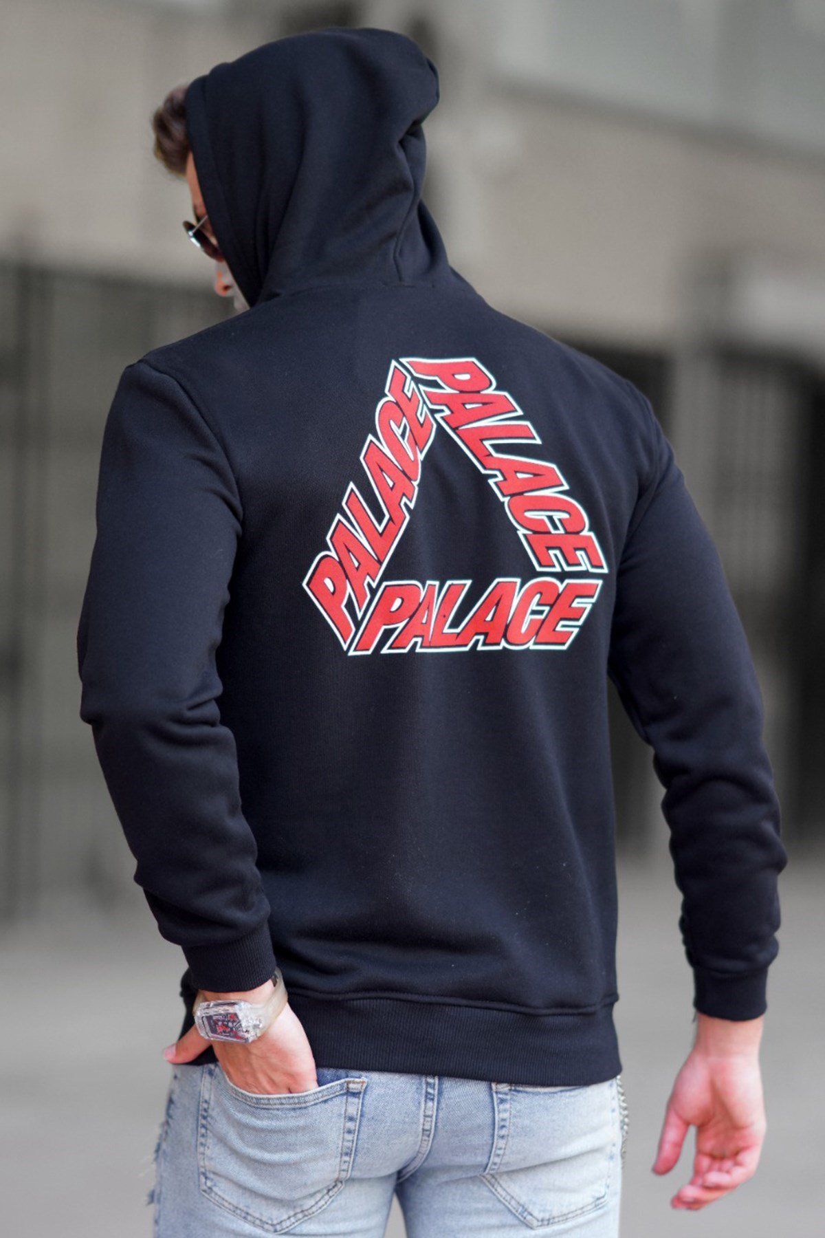 Madmext Siyah Baskılı Sweatshirt 5303