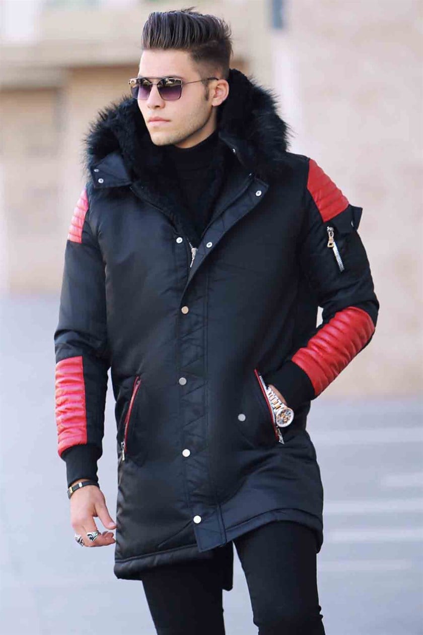 Madmext Siyah Şişme Mont M-52