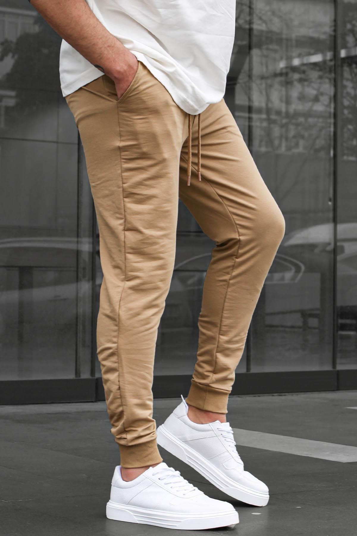 Madmext Taba Paçası Lastikli Erkek Eşofman 4821
