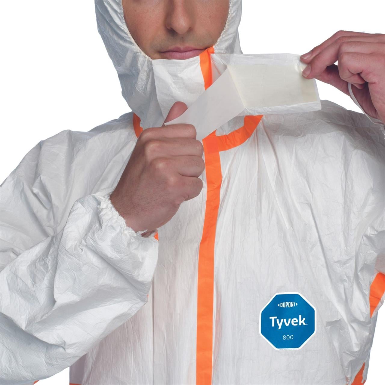 Tyvek® 800J Kapüşonlu Tek Kullanımlık Tulum