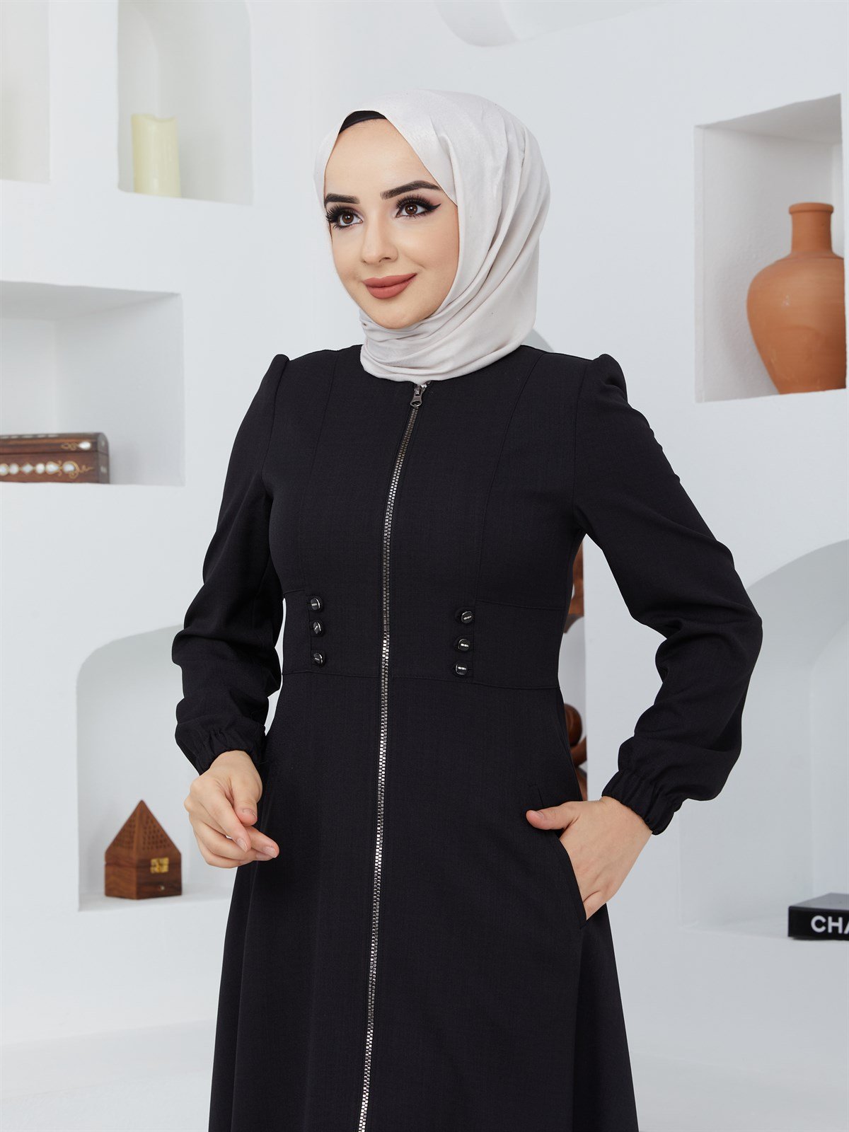 Günay Karaca Hakim Yaka Mevlana Model Pardesü 4590