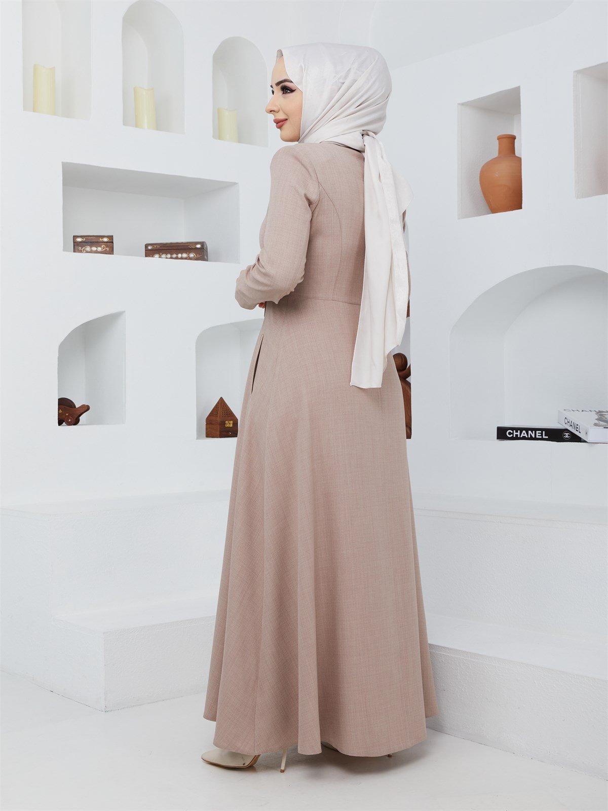 Günay Karaca İpli Mevlana Model Pardesü 4595