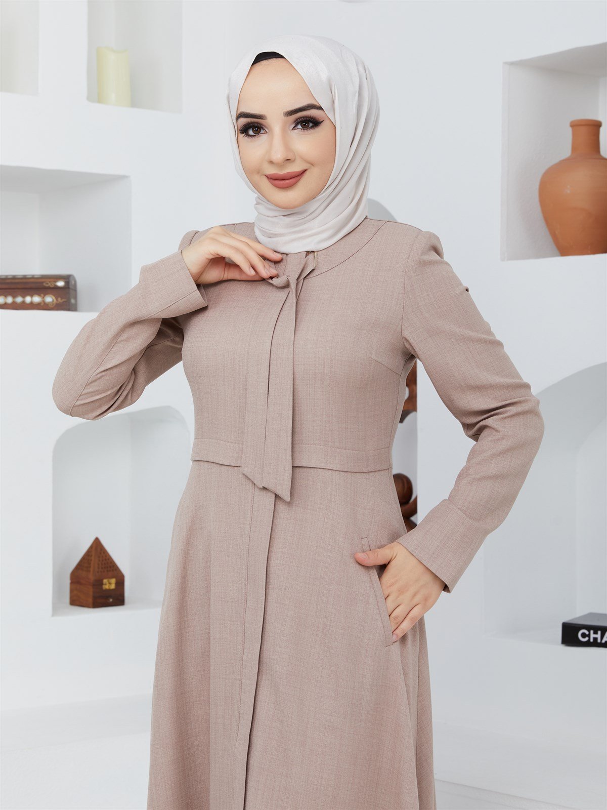 Günay Karaca İpli Mevlana Model Pardesü 4595