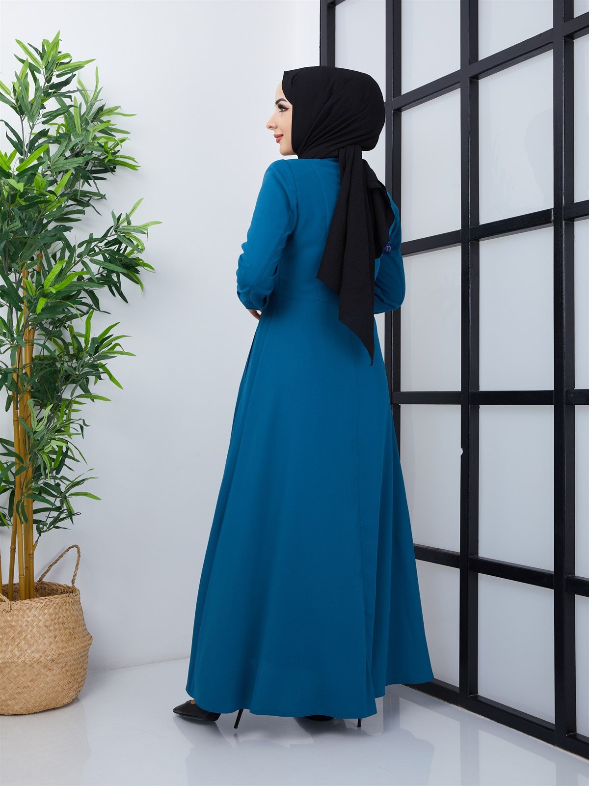 Günay Karaca Mevlana Model Yazlık Ferace 4590