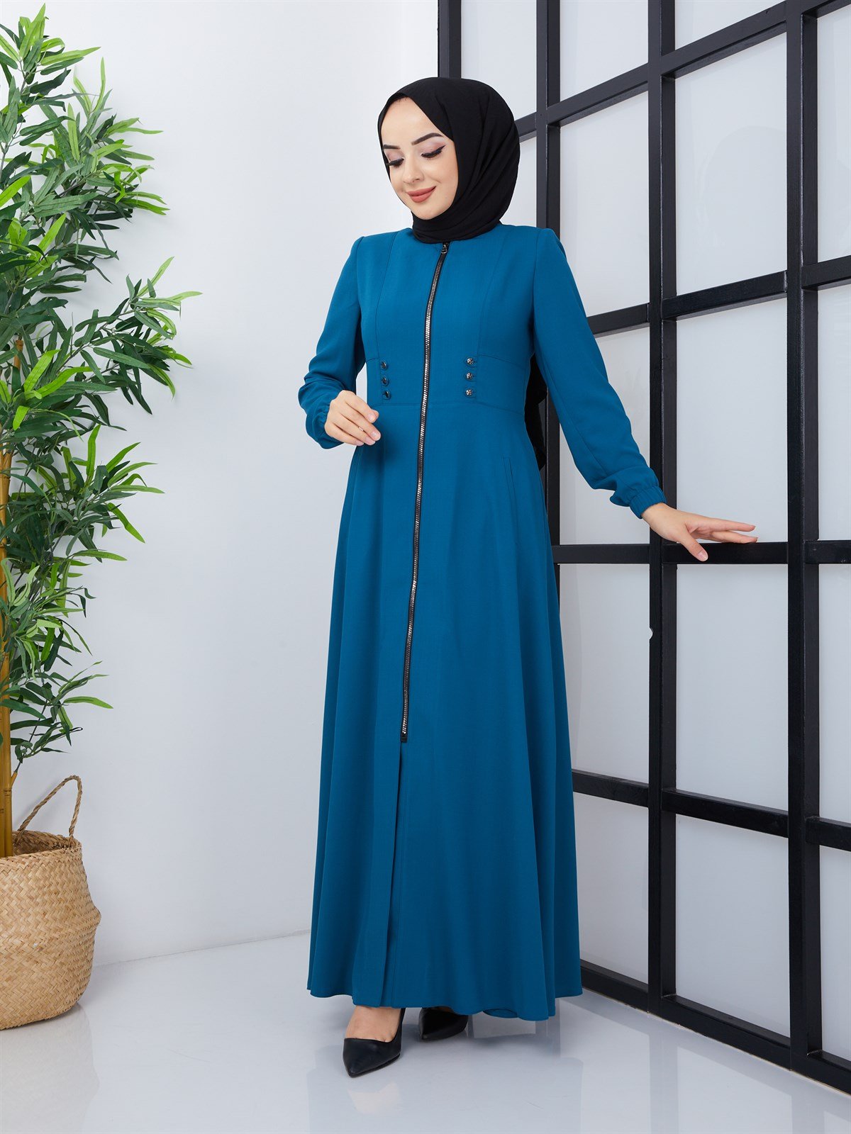 Günay Karaca Mevlana Model Yazlık Ferace 4590