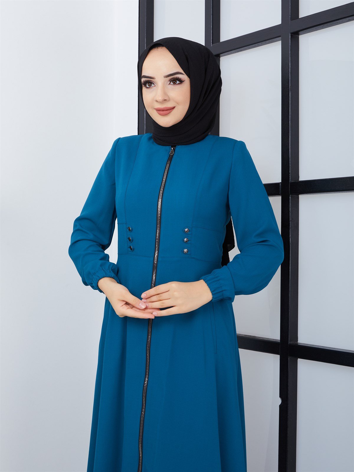 Günay Karaca Mevlana Model Yazlık Ferace 4590