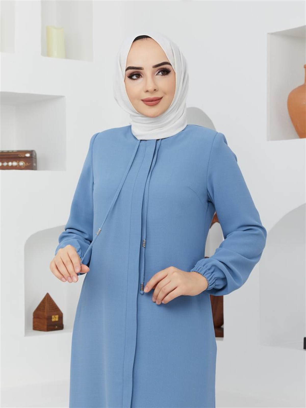 Günay Karaca Yakası İpli Yazlık Pardesü 4570