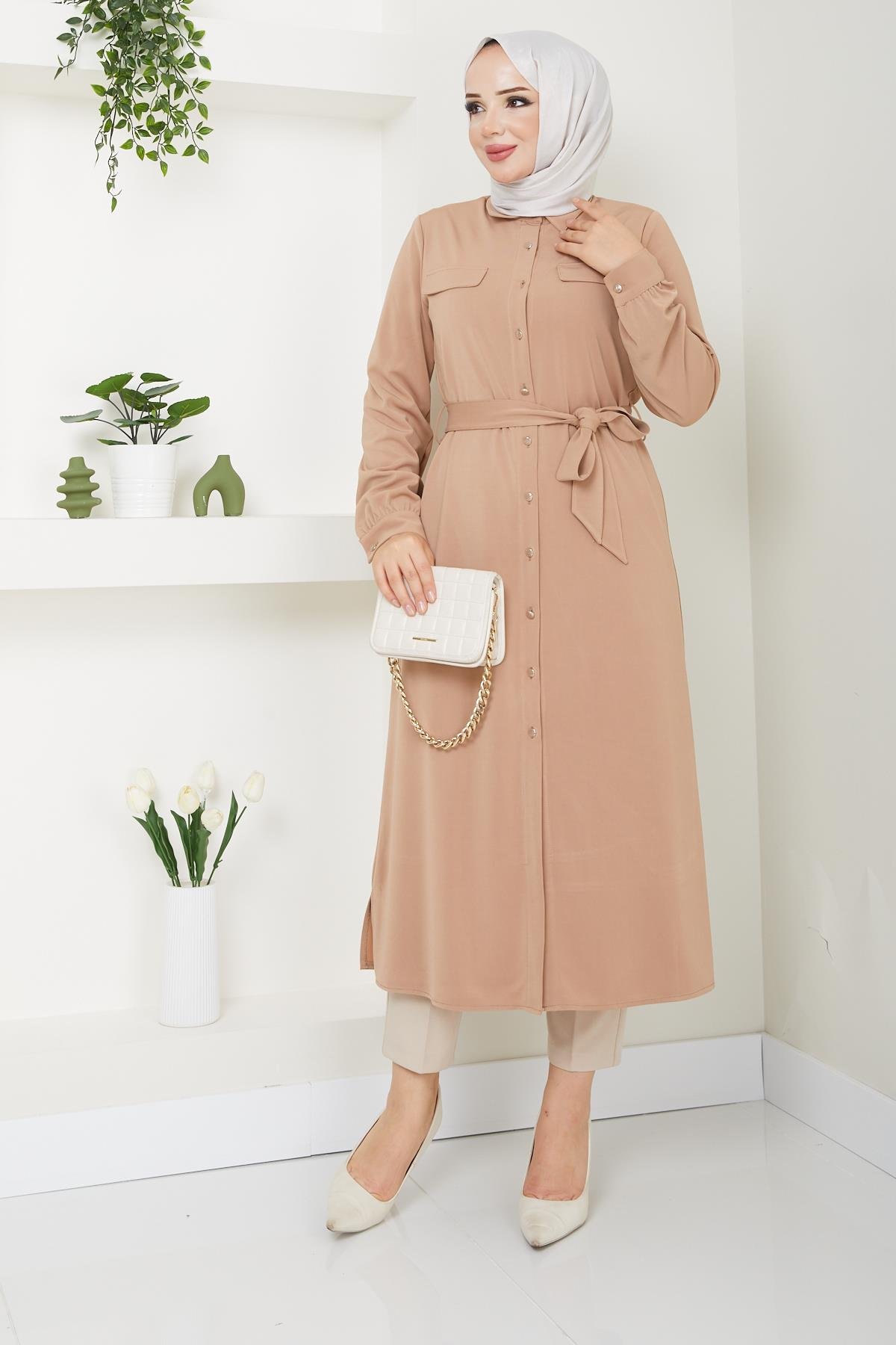 Doque Kadın Tesettür Tunik Giyçık Kap Mevsimlik 61028