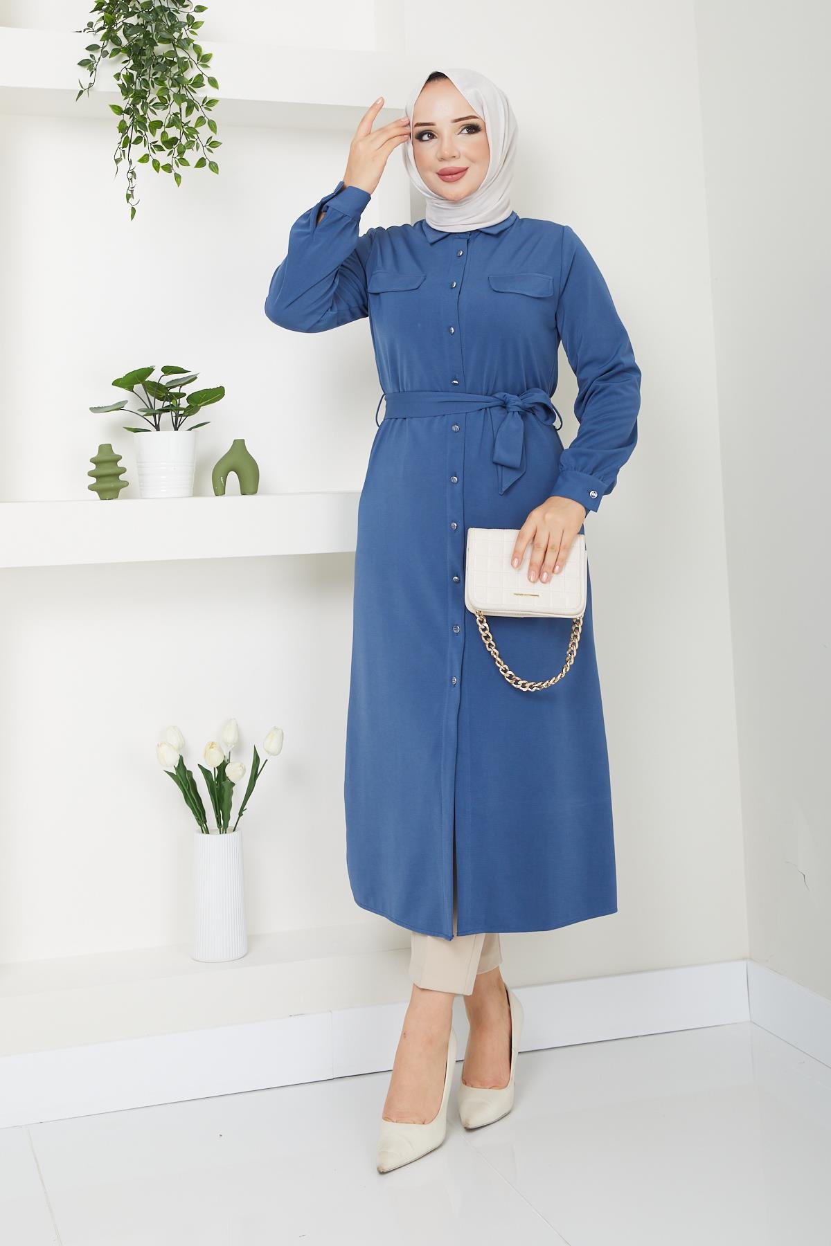 Doque Kadın Tesettür Tunik Giyçık Kap Mevsimlik 61028