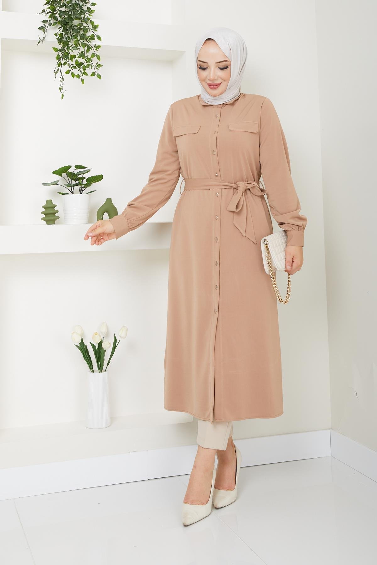 Doque Kadın Tesettür Tunik Giyçık Kap Mevsimlik 61028