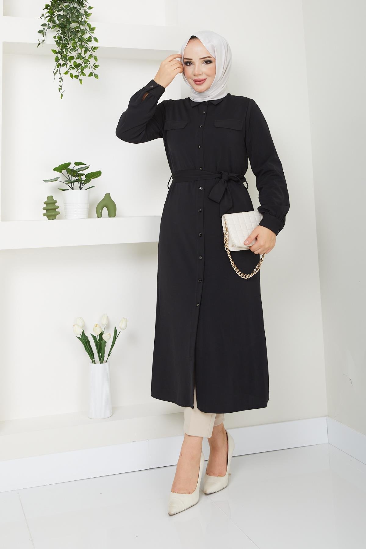 Doque Kadın Tesettür Tunik Giyçık Kap Mevsimlik 61028