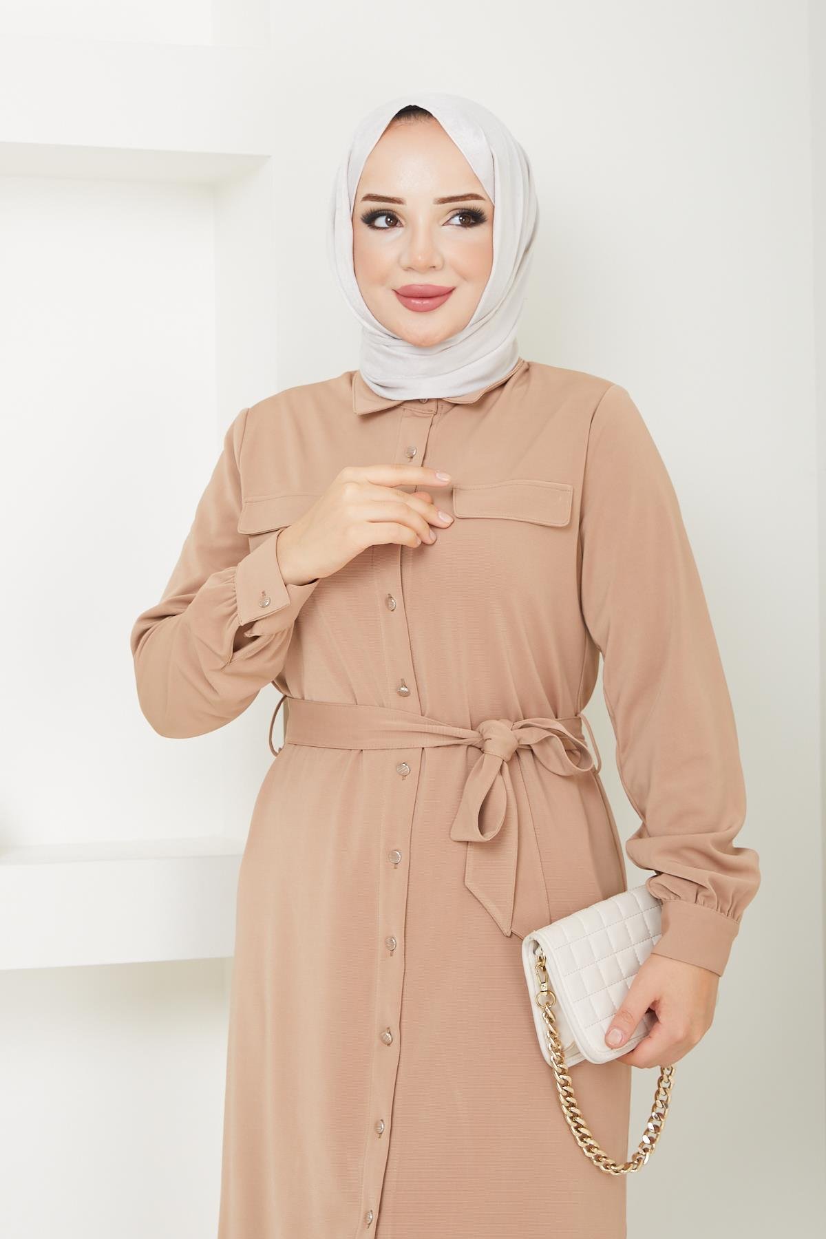 Doque Kadın Tesettür Tunik Giyçık Kap Mevsimlik 61028