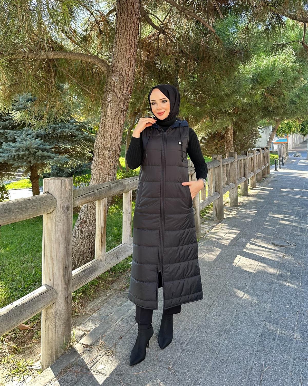 Doque Çift Taraflı Yelek Kışlık Kapitone Şişme 50003 