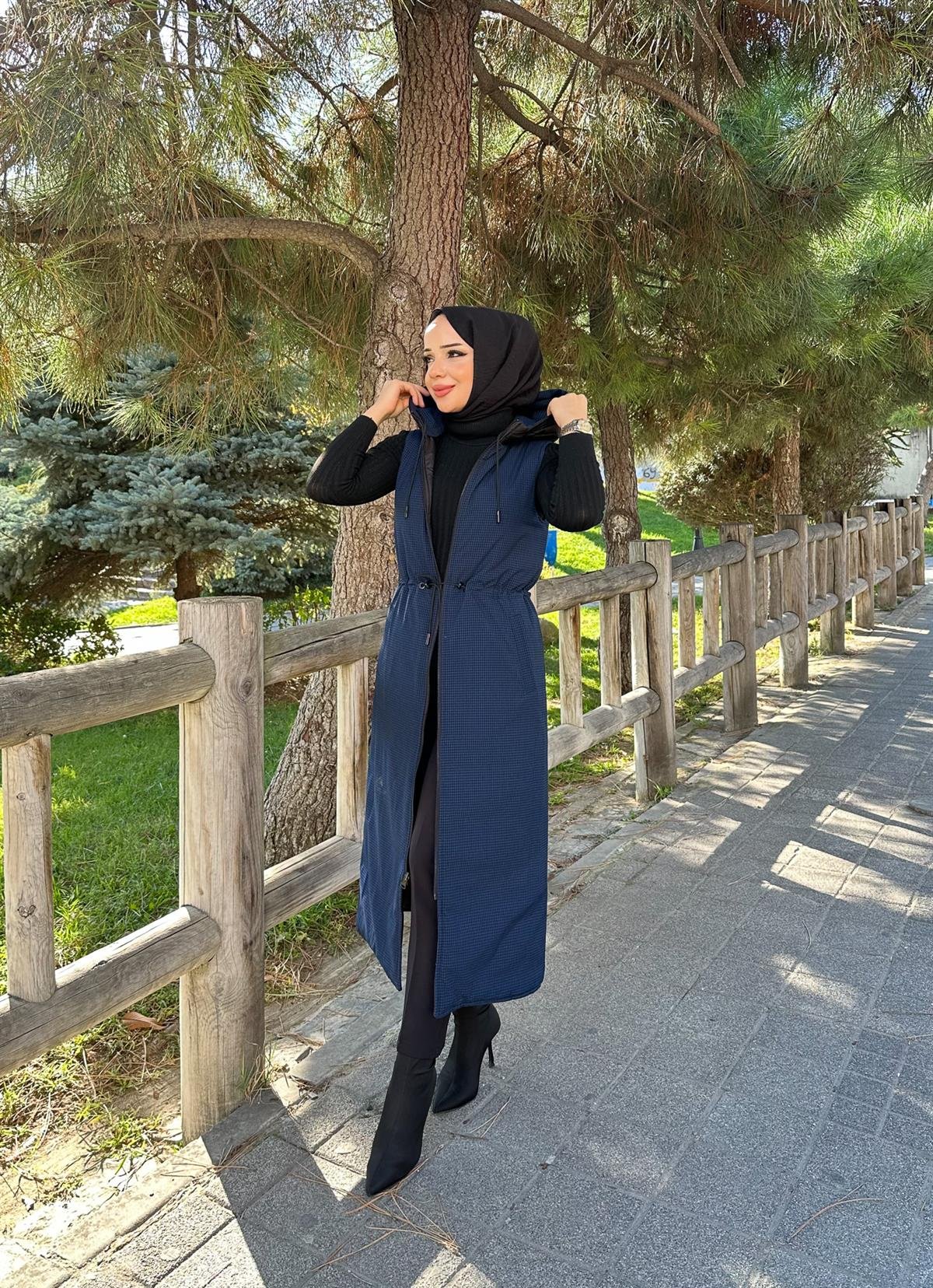 Doque Çift Taraflı Yelek Kışlık Kapitone Şişme 50003 
