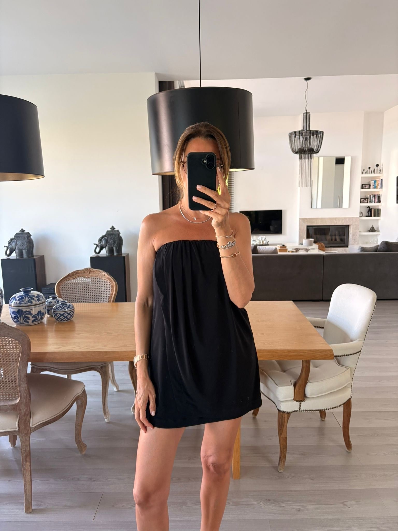 Büzgülü Mini Elbise