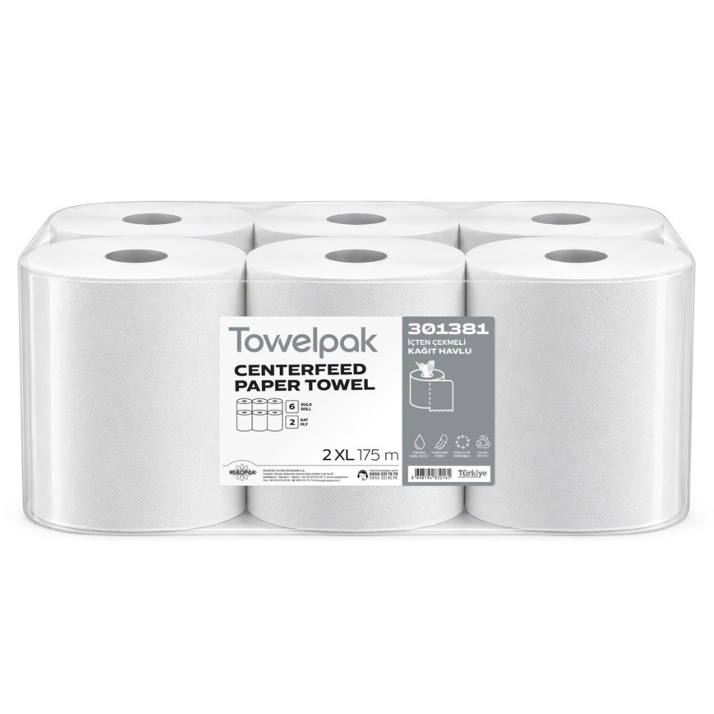 301381 Towelpak İçten Çekmeli Havlu 2 XL 175 m