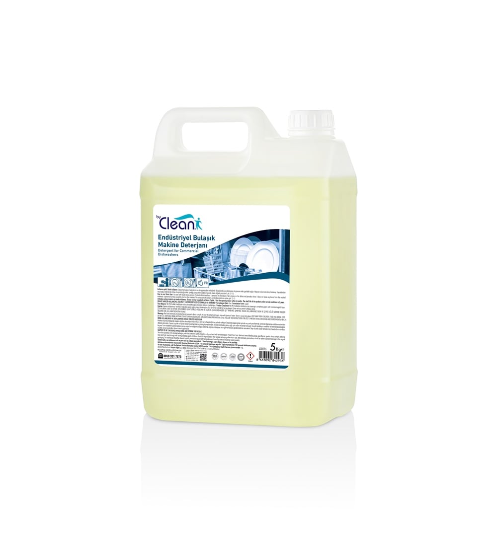 By Clean Endüstriyel Bulaşık Makinesi Deterjanı 5 Kg