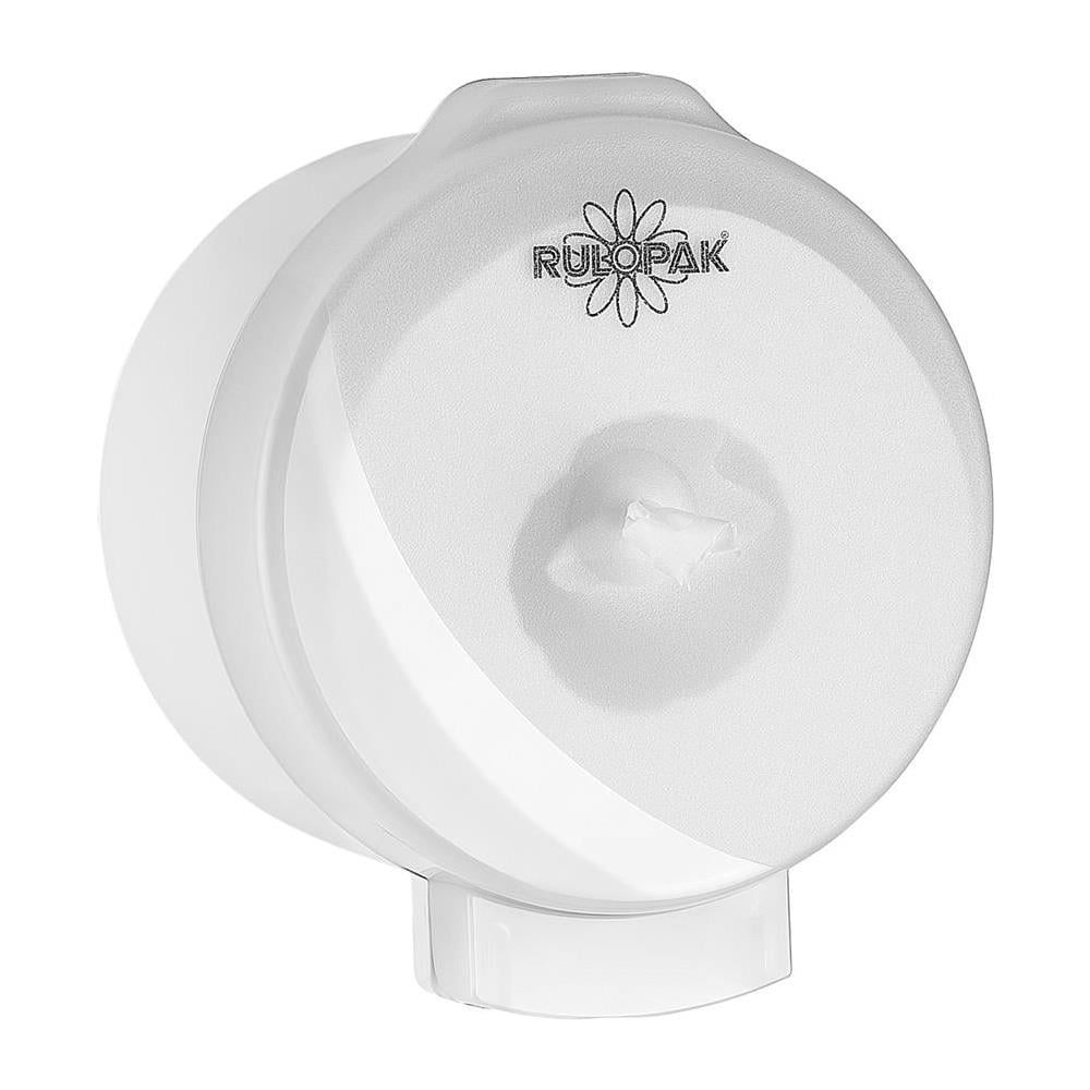 Modern Mini Cimri Tuvalet Kağıdı Dispenseri (T. Beyaz)