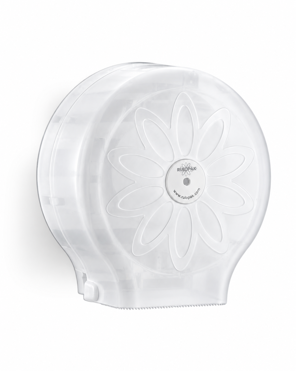 Rulopak 303724 Mini Jumbo Tuvalet Kağıdı Dispenseri (Transparan Beyaz)
