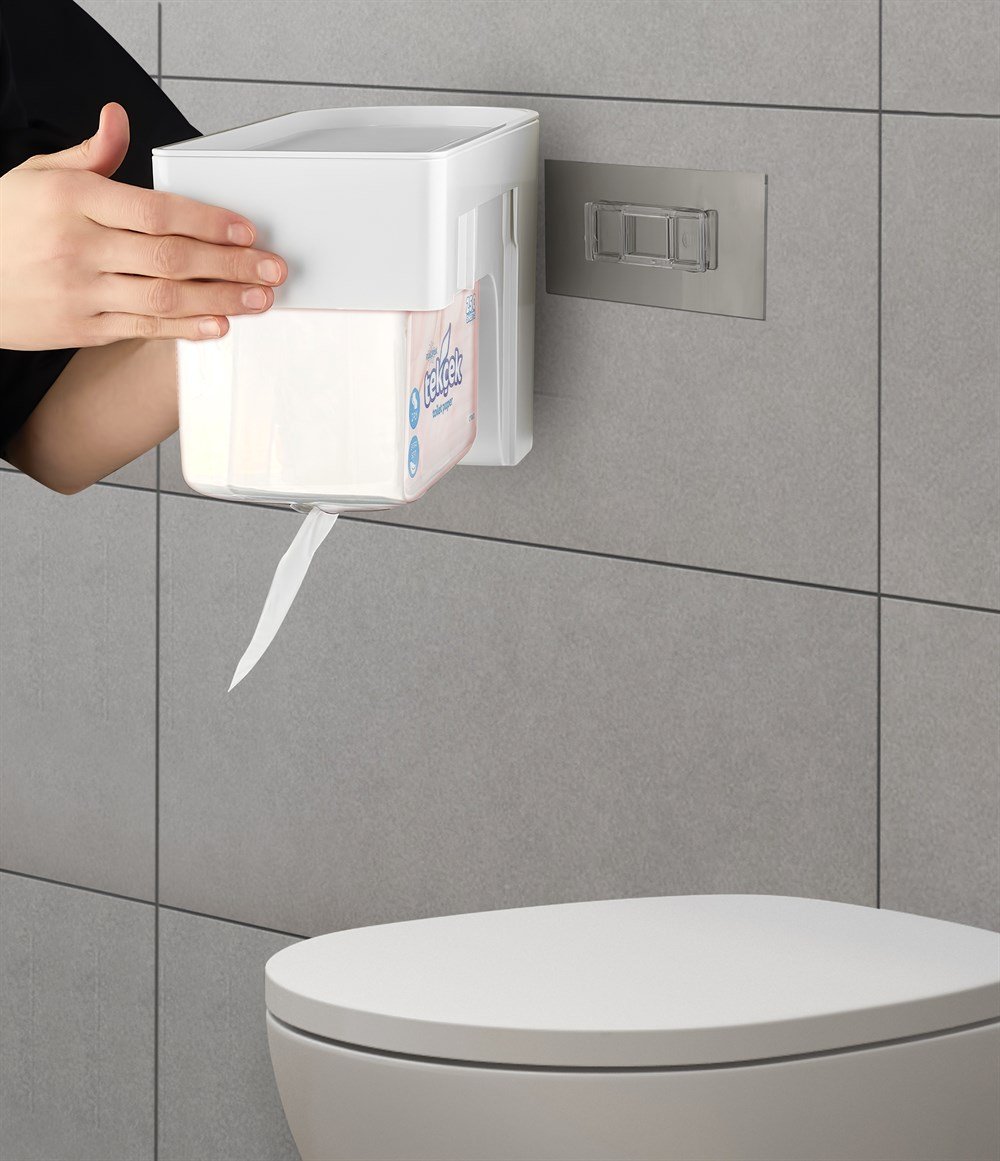 Rulopak  Multitask Tuvalet Kağıdı Dispenseri Siyah