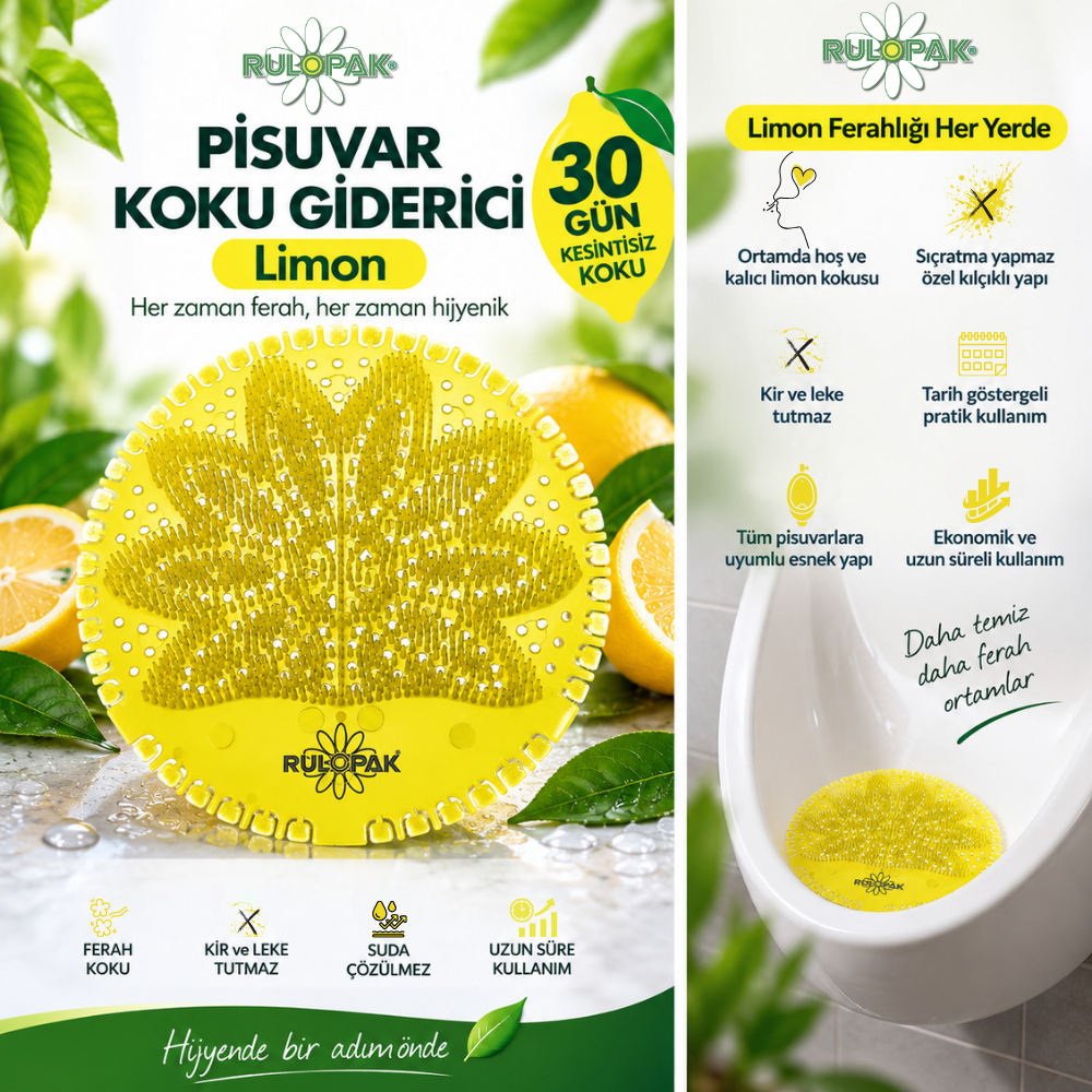 Rulopak Pisuvar Koku Giderici Limon
