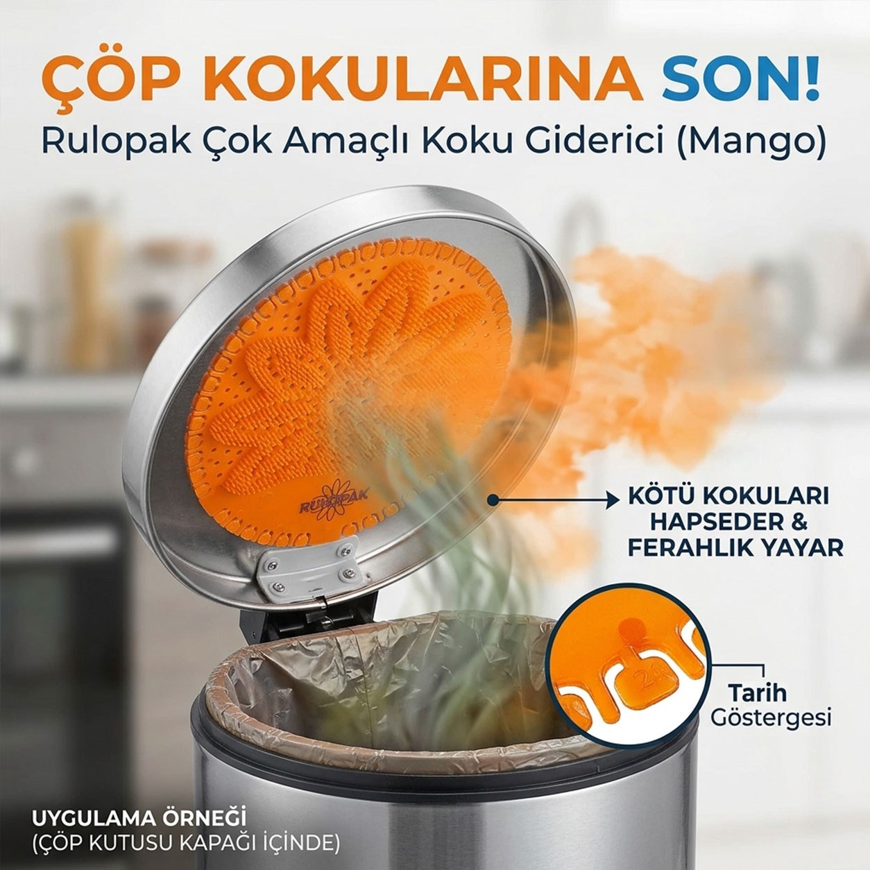 Rulopak Pisuvar Koku Giderici Mango
