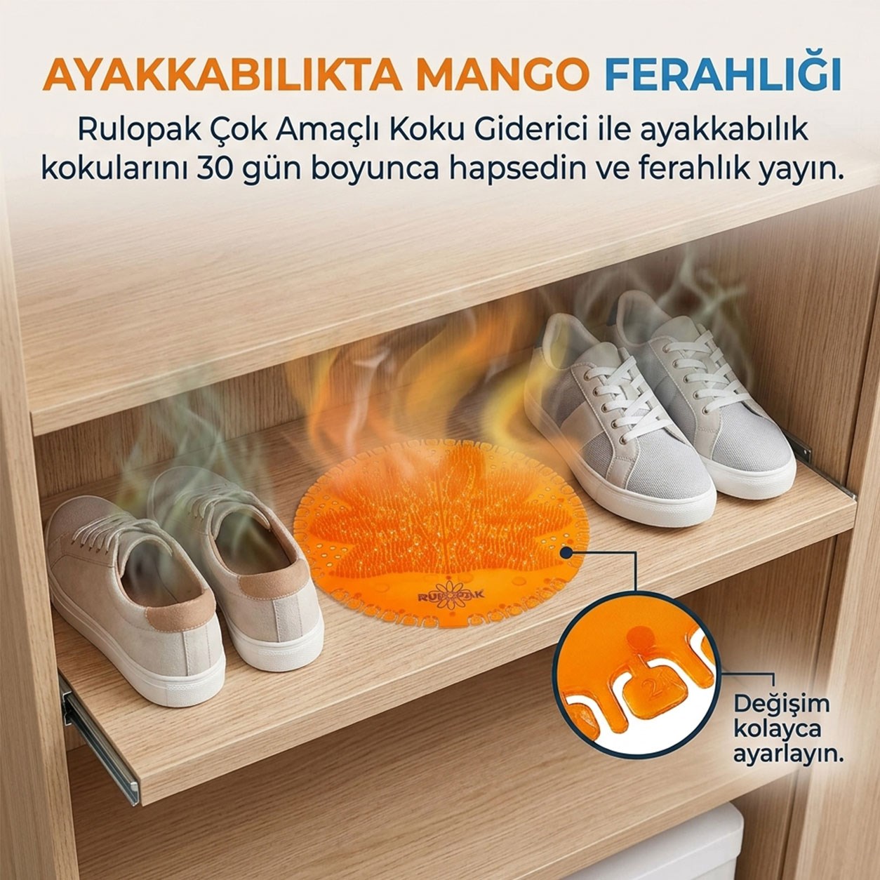 Rulopak Pisuvar Koku Giderici Mango