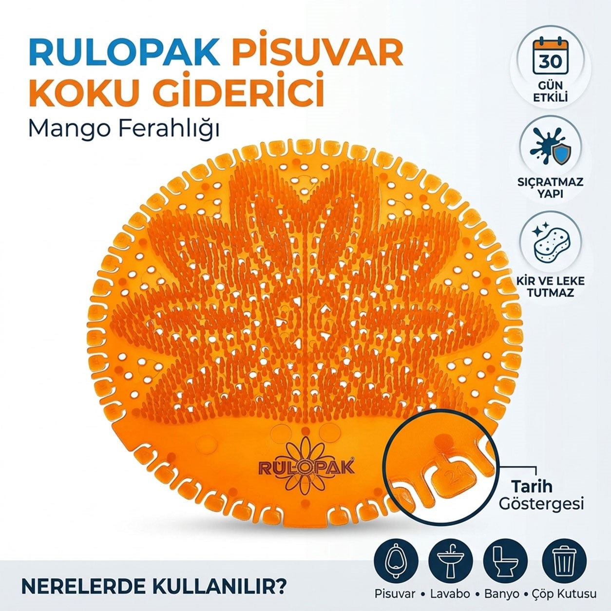 Rulopak Pisuvar Koku Giderici Mango
