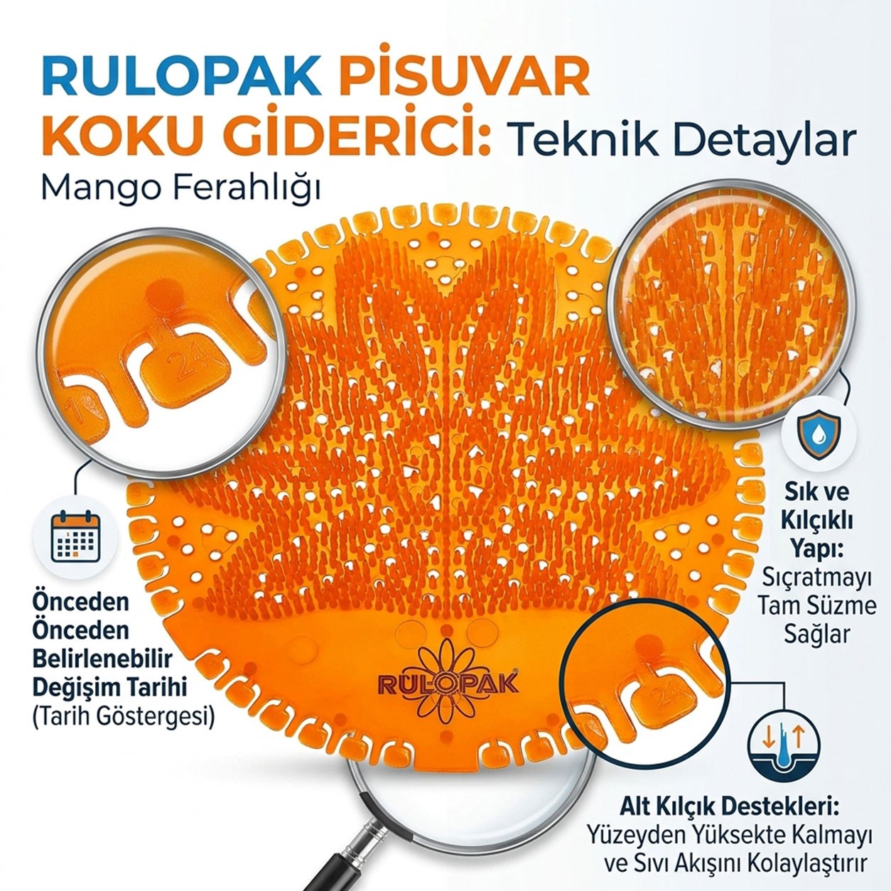 Rulopak Pisuvar Koku Giderici Mango