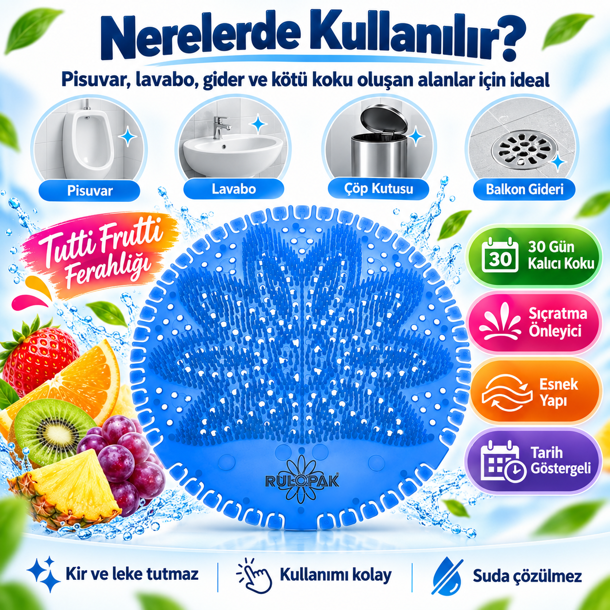 Rulopak Pisuvar Koku Giderici Tutti Frutti