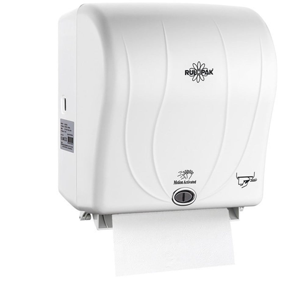 Rulopak Sensörlü Kağıt Havlu Dispenseri 26 Cm Beyaz