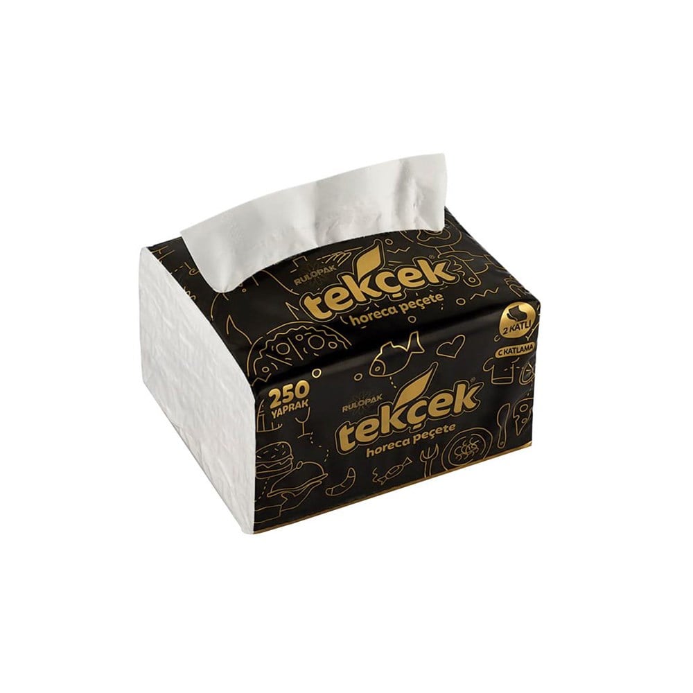 Rulopak Tekçek Horeca Dispenser Peçete 2 Katlı 250 Yaprak 24'Lü Paket