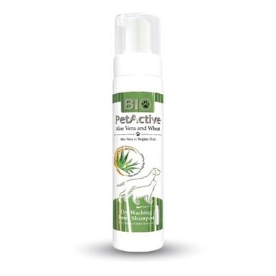BioPetactive Aloe Vera Özlü Kuru Yıkama Köpük Şampuan 200Ml