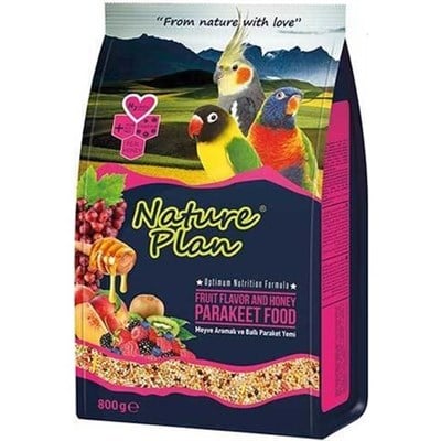 Nature Plan Paraket Kuşu Yemi 800 Gr