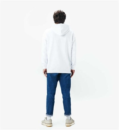 VARSAYALIM YOKUM KAPÜŞONLU BEYAZ SWEATSHIRT