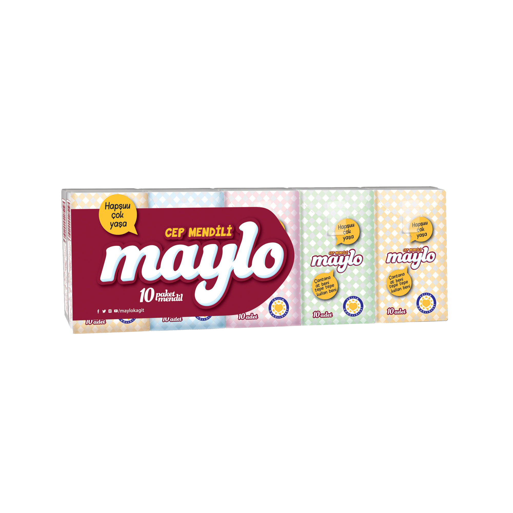 Maylo Cep Mendili 10'lu Paket | Askeri Kişisel Bakım Ürünleri Ve Sağlık Ürünleri | Şimşekoğlu Askeri Malzeme