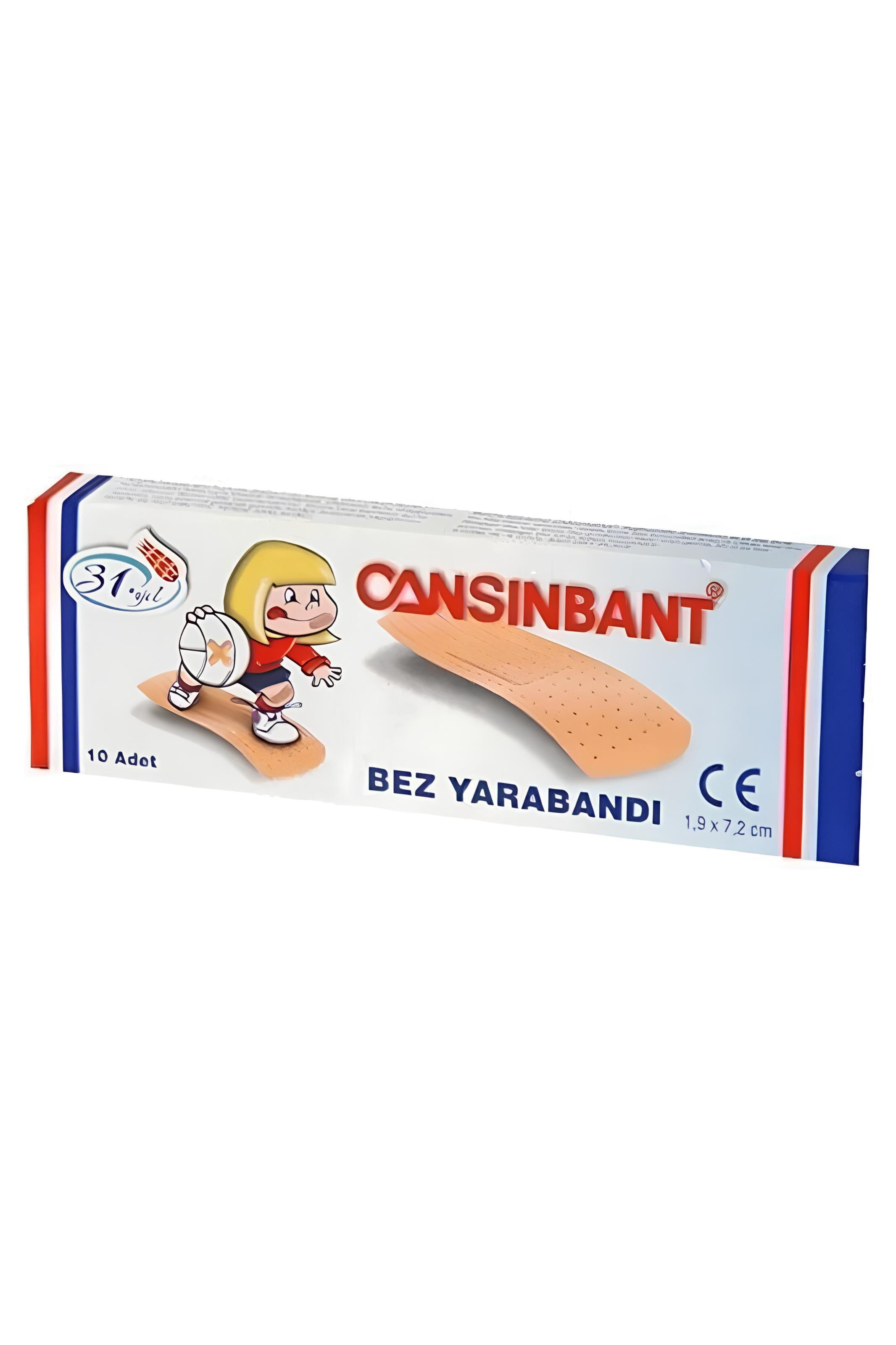 Cansınbant Bez Yarabandı 10 Adet | Askeri Kişisel Bakım Ve Sağlık Ürünleri | Şimşekoğlu Askeri Malzeme