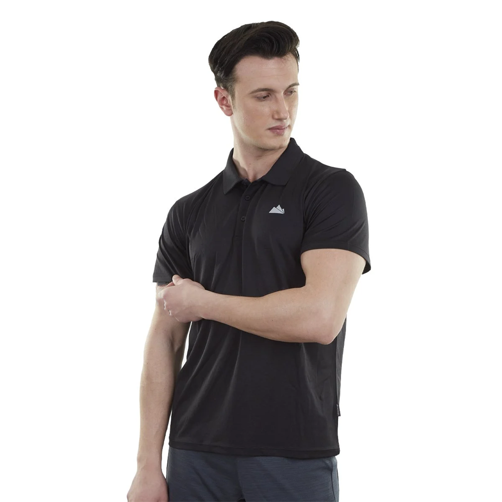 Alpinist Horizons Ultra Dry Erkek Polo T-Shirt Siyah | Alpinist Tişört Fiyatları | Şimşekoğlu Askeri Malzeme
