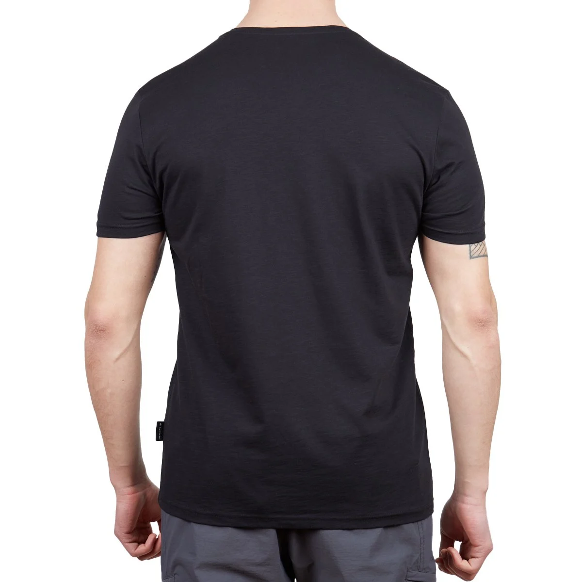 Alpinist Yazlık Kısa Kol Siyah Basic Tshirt | Yazlık Basic Tshirt | Wolftrap Tactical