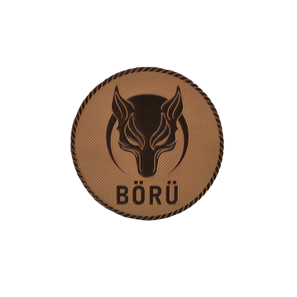Börü Yazılı, Kurt Logolu Patch, Cırtlı Askeri Peç | Şimşekoğlu Askeri Malzeme