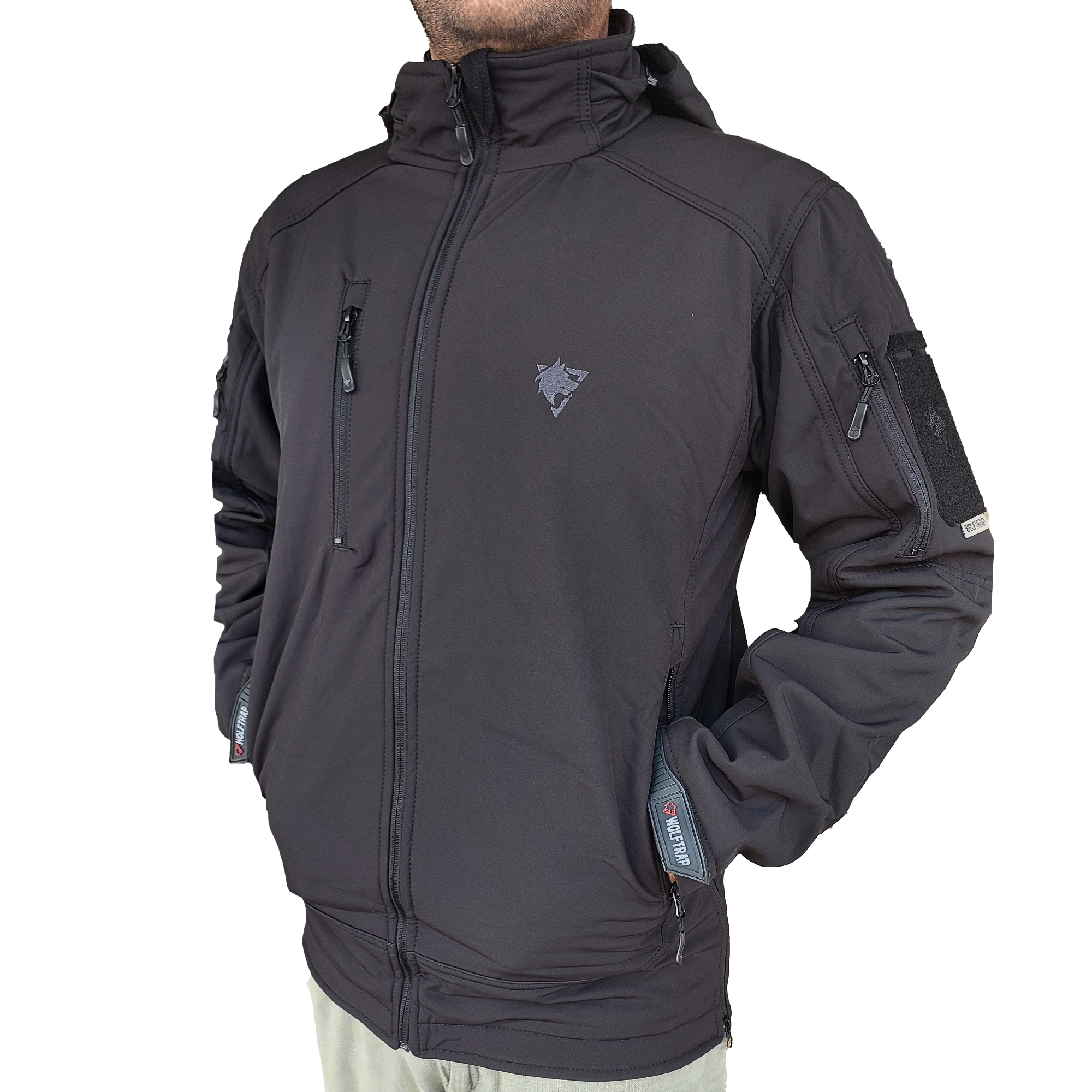 Siyah 5 Cepli Kapüşonlu Softshell Mont | Mont Modelleri Ve Fİyatları | Şimşekoğlu Askeri Malzeme