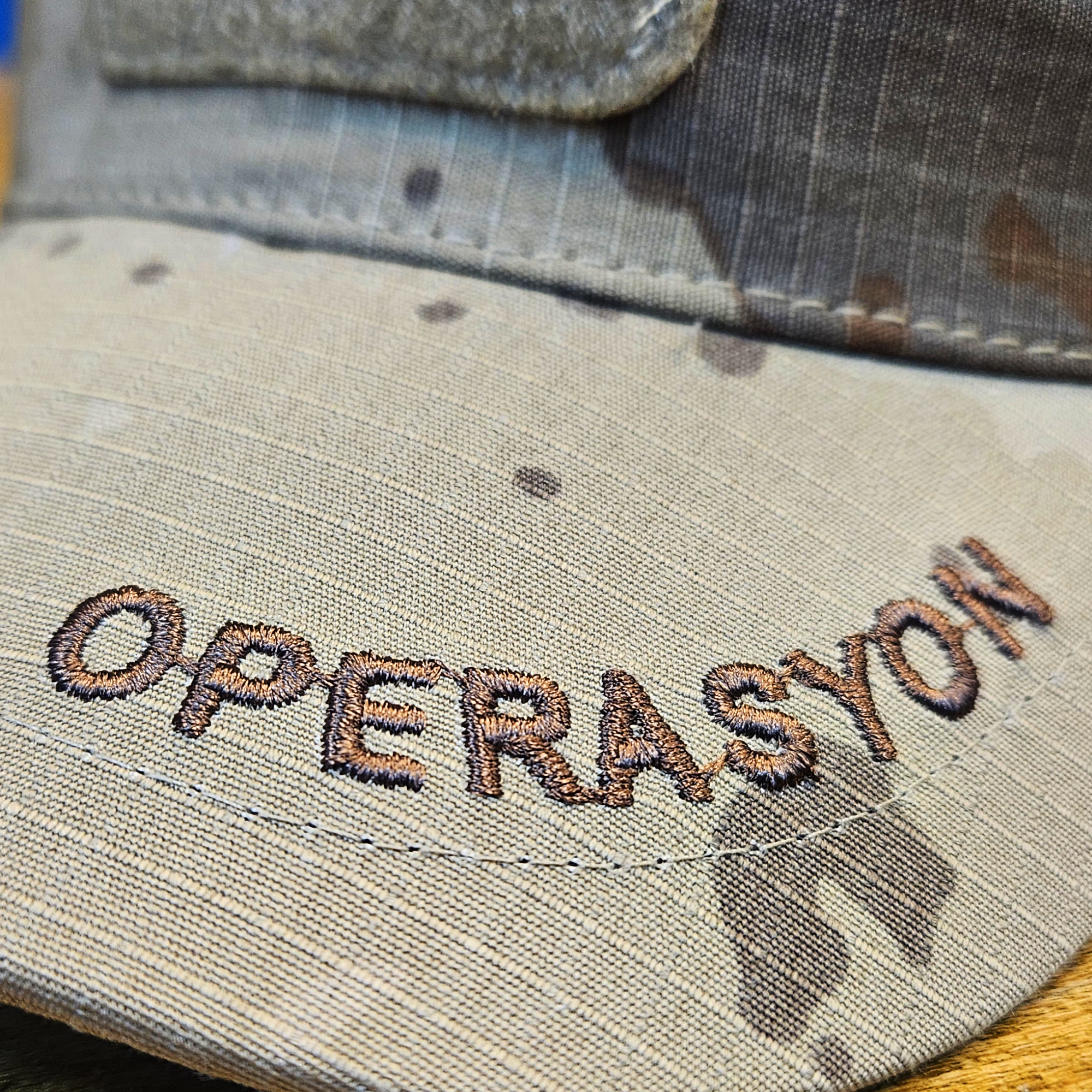 OPERASYON Yazılı Jandarma Kamuflaj Kep, BELDARAN Jandarma Operasyon Kepi Nakışlı Yazılı | Jandarma Şapka Modelleri - Şimşekoğlu Askeri Malzeme