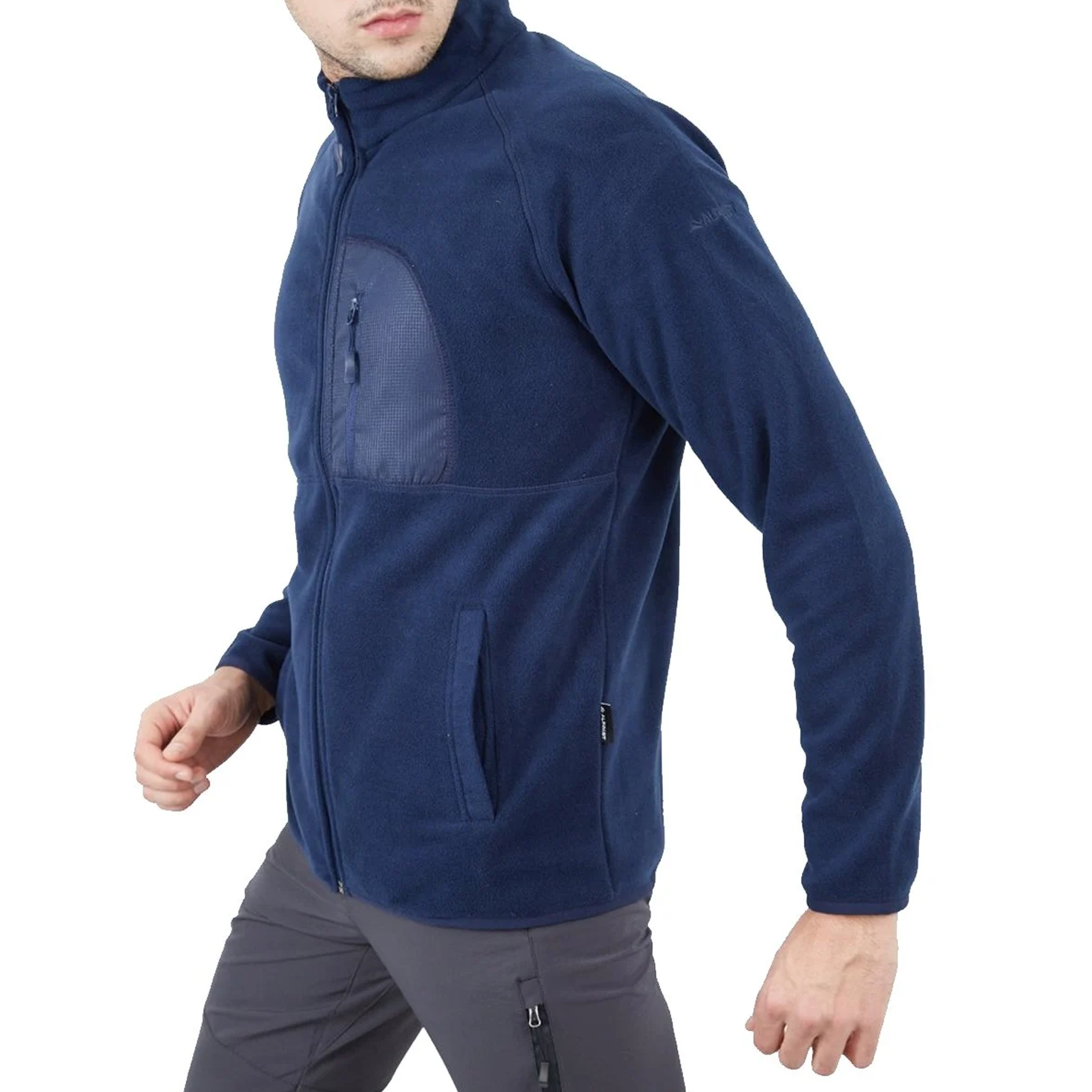 Tam Fermuarlı Polar Ceket Indigo, Sıcak Tutan Polar Ceket | Polar Ceket Modelleri Ve Fiyatları