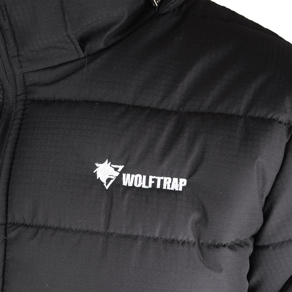 Wolftrap Kapüşonlu Kapitone Mont Siyah
