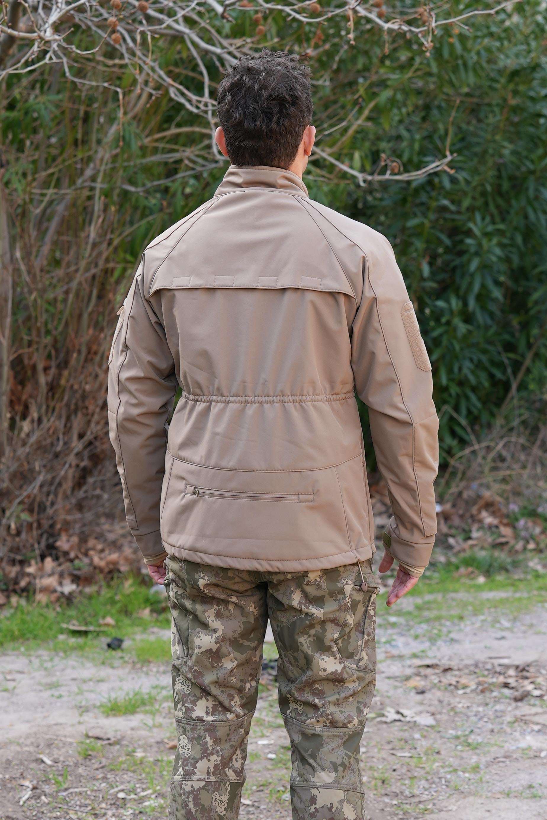 Wolftrap Tactical 11 Cepli Softshell Soğuk Geçirmez Mont Bej | Softshell Mont Modelleri Ve Fİyatları | Şimşekoğlu Askeri Malzeme